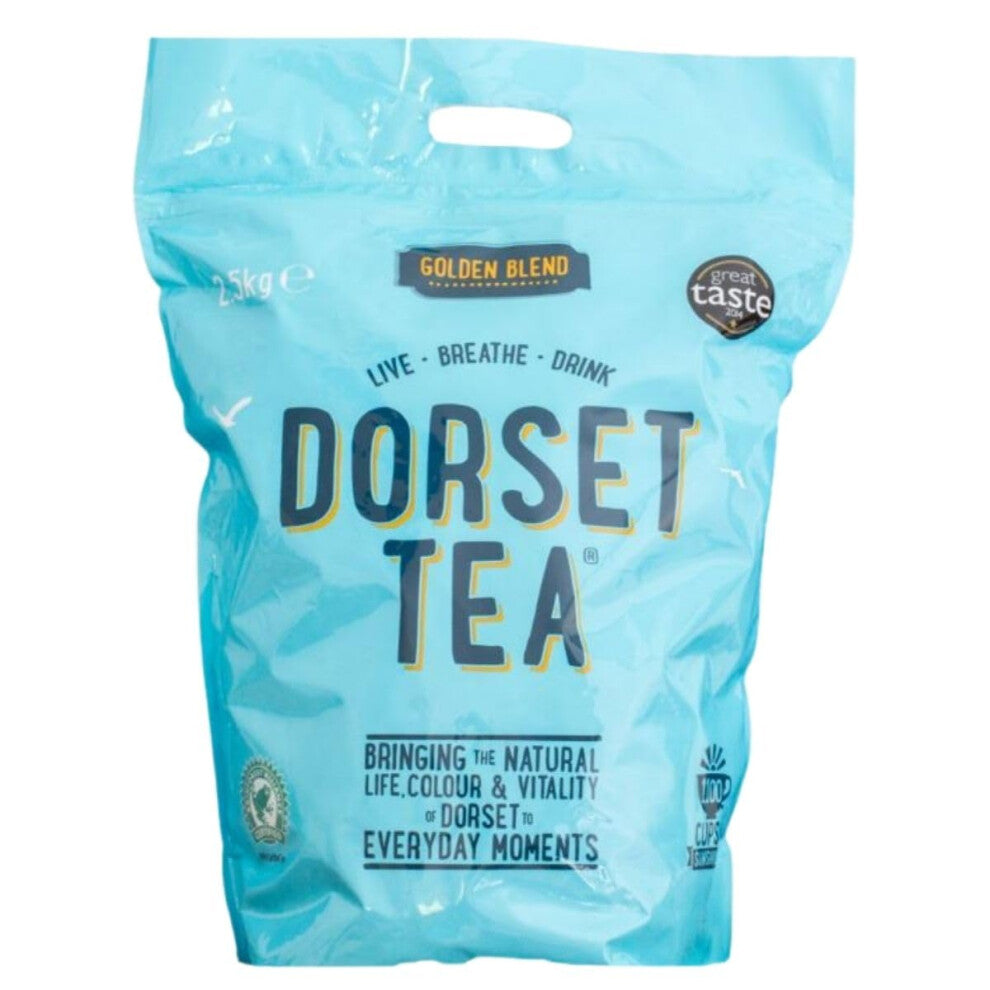 Dorset Tea Sunshine Blend Bulk Pack 1100 Biodegradable Black Tea Bags for Catering, Sharing, Office Tea Breaks - 100% Rainforest Alliance Certified