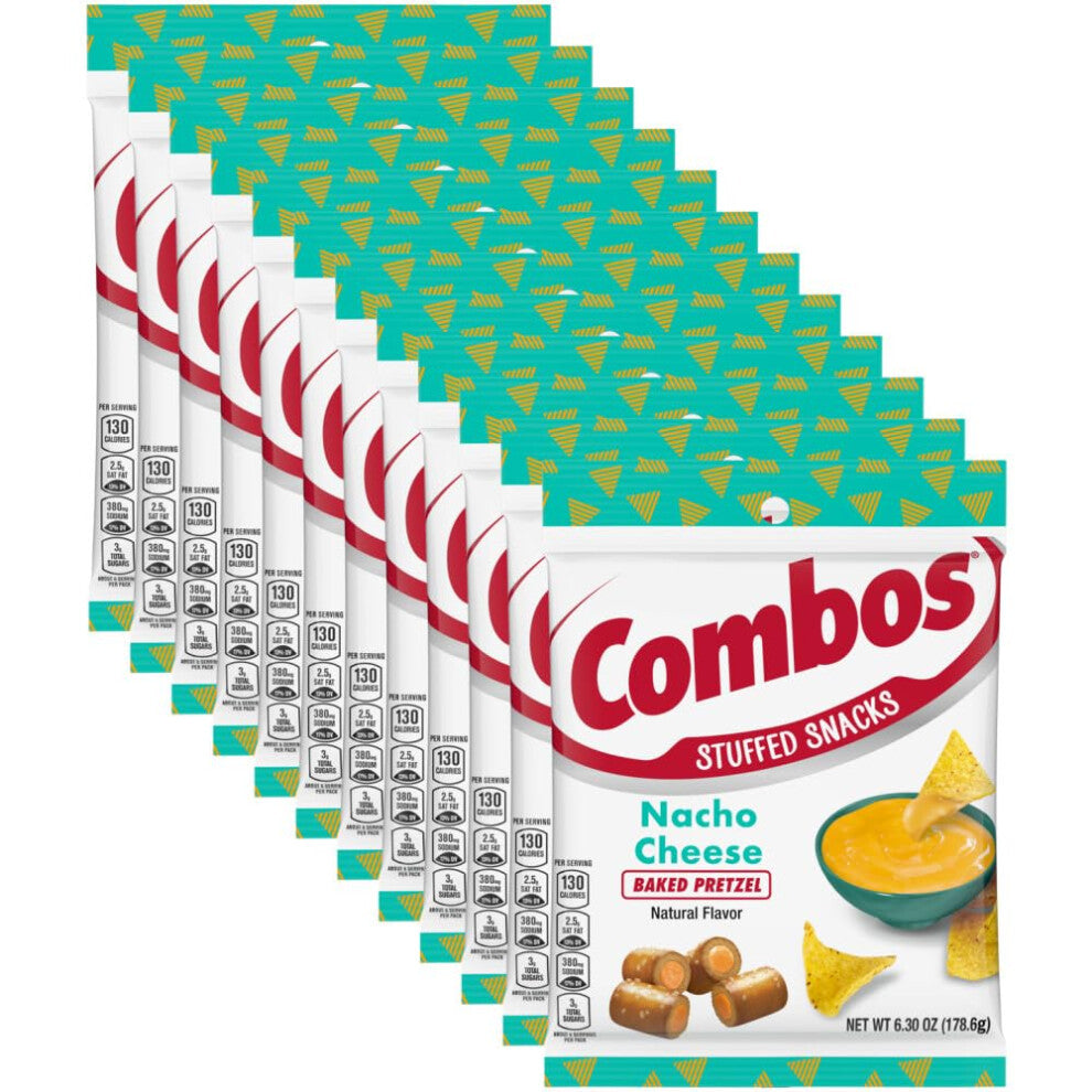 Combos Pretzels Nacho Cheese 12 x 178.6g (6.3oz)