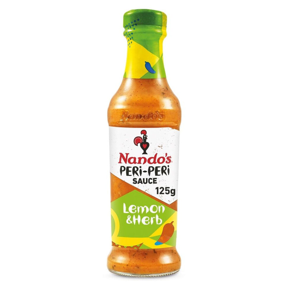 Nando's Lemon & Herb Peri-Peri Sauce 125g - Pack of 6