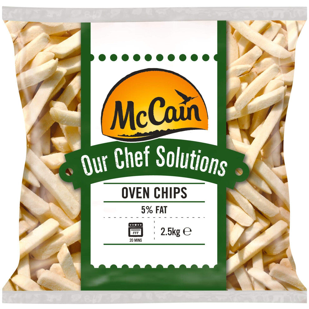 McCain Chef Solutions 5% Fat Oven Chips - 6x2.5kg