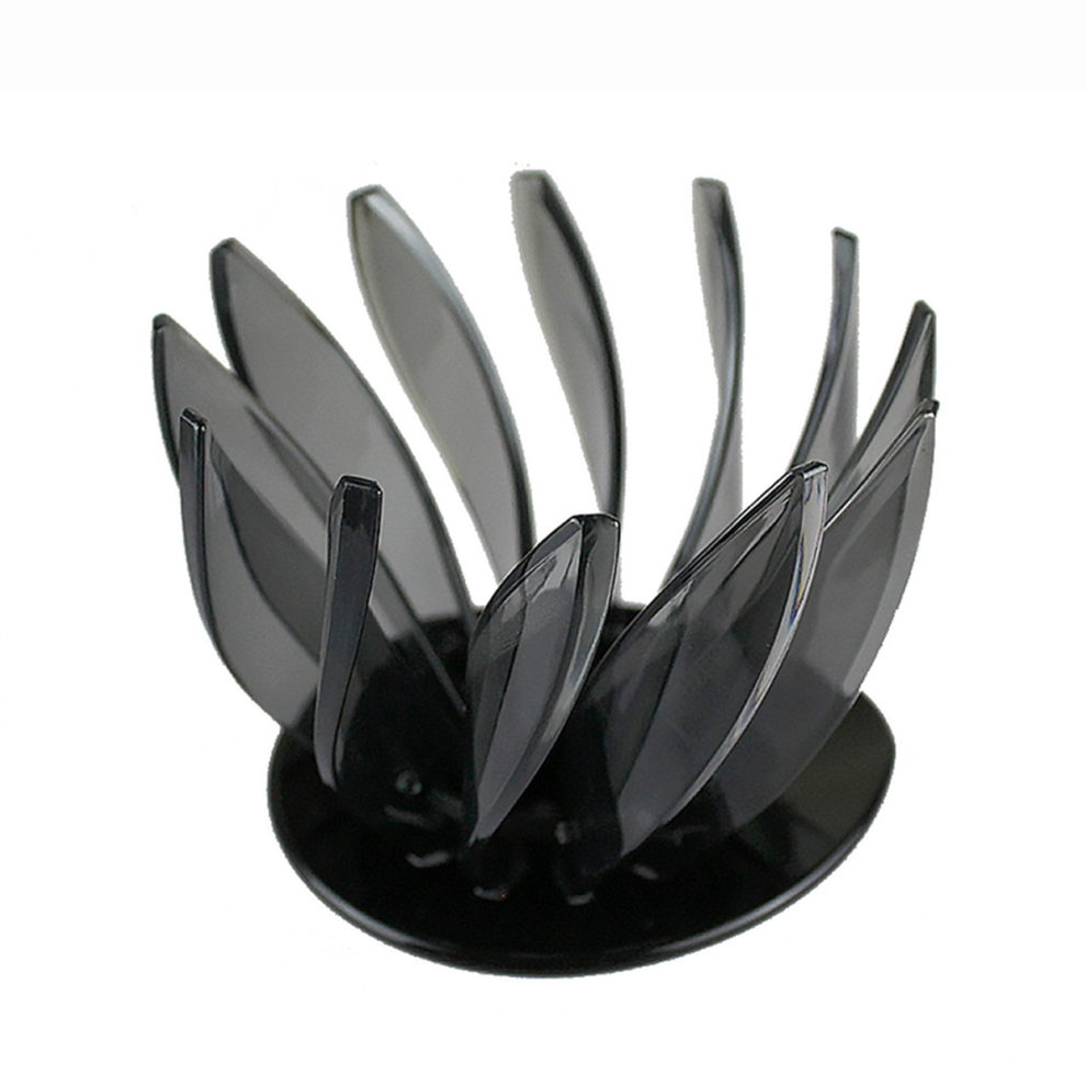 Coffee Filter Drip Hand Brew Dripper Spiral Rib Design for 1-4 Cups Home Office Black