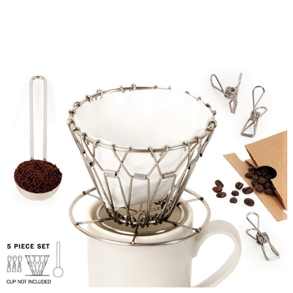 Filter paper holder 1 pcs Foldable coffee filter holder Coffee accessories