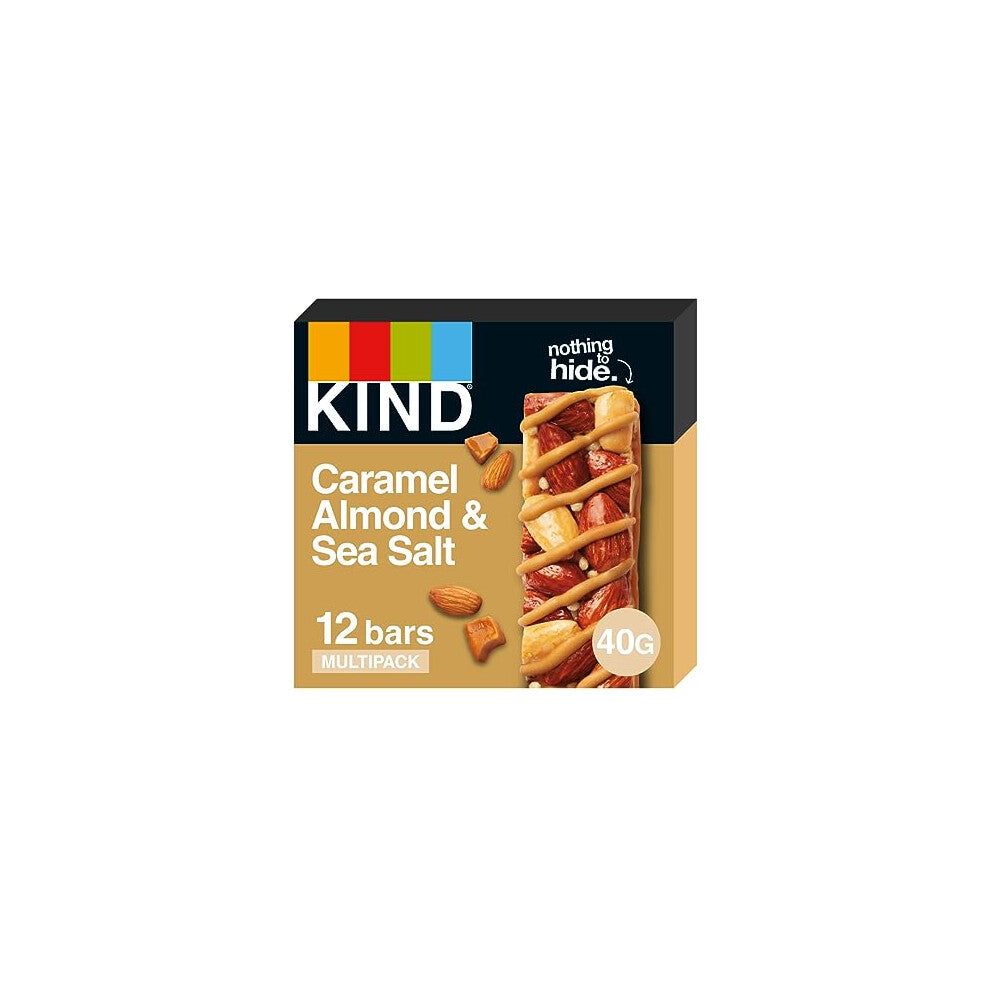 KIND Bars Caramel Almond Sea Salt - 12 x 40g - Gluten Free