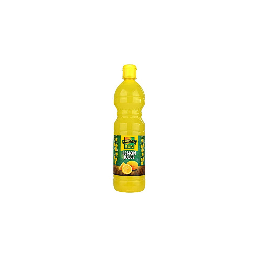 Tropical Sun 100% Pure Lemon Juice, 350ml (Pack of 12). Perfect for Tacos, Drinks, Sauces, Salad Dressings