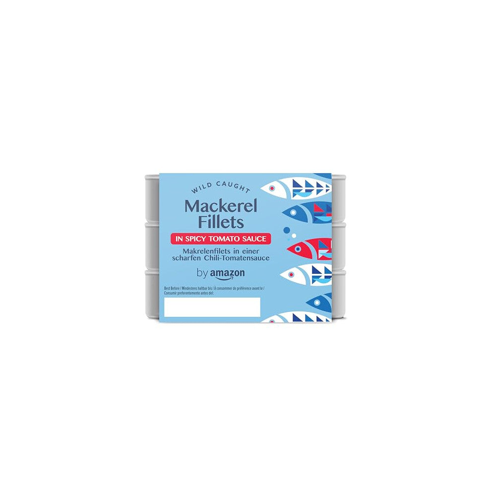 by Amazon Mackerel Fillets in Spicy Tomato Sauce, 3x125g