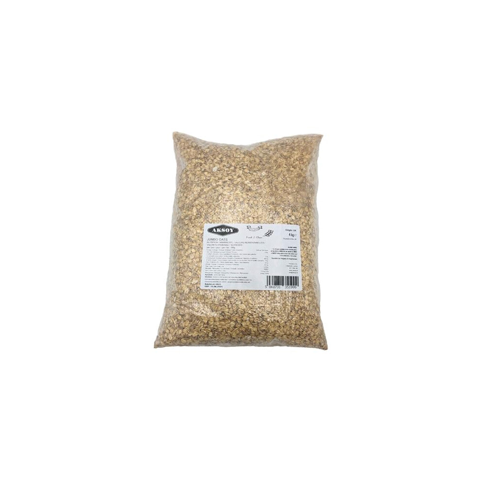 Jumbo Oats, 4KG, Wholegrain, High Fiber