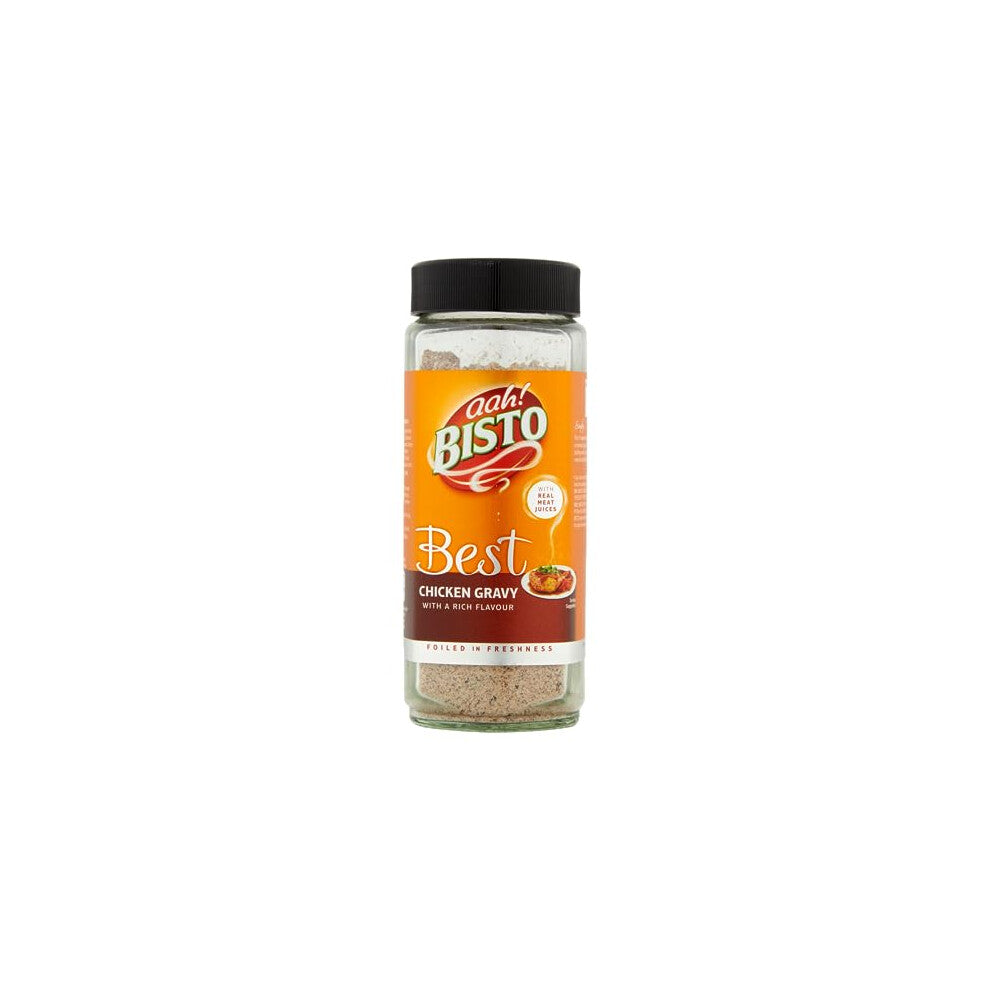 Bisto Best Chicken Gravy Granules Made with Real Meat Juice, 390 g Jar (Pack of 1)