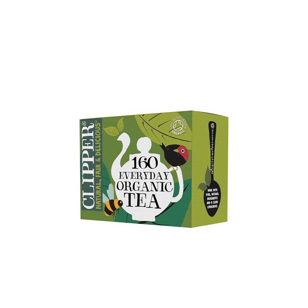 Clipper Organic Everyday Teabags (480 Bags) - Biodegradable