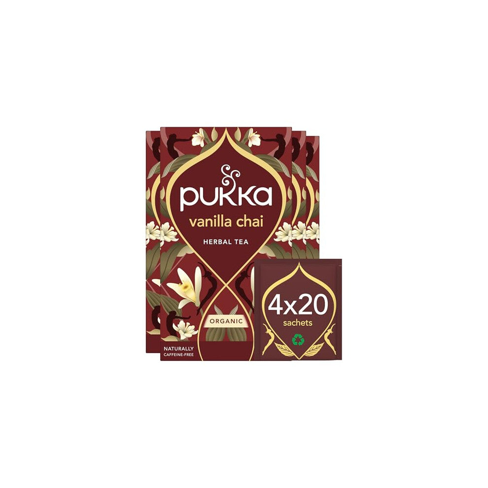 Pukka Herbs Vanilla Chai Tea - 80 Bags