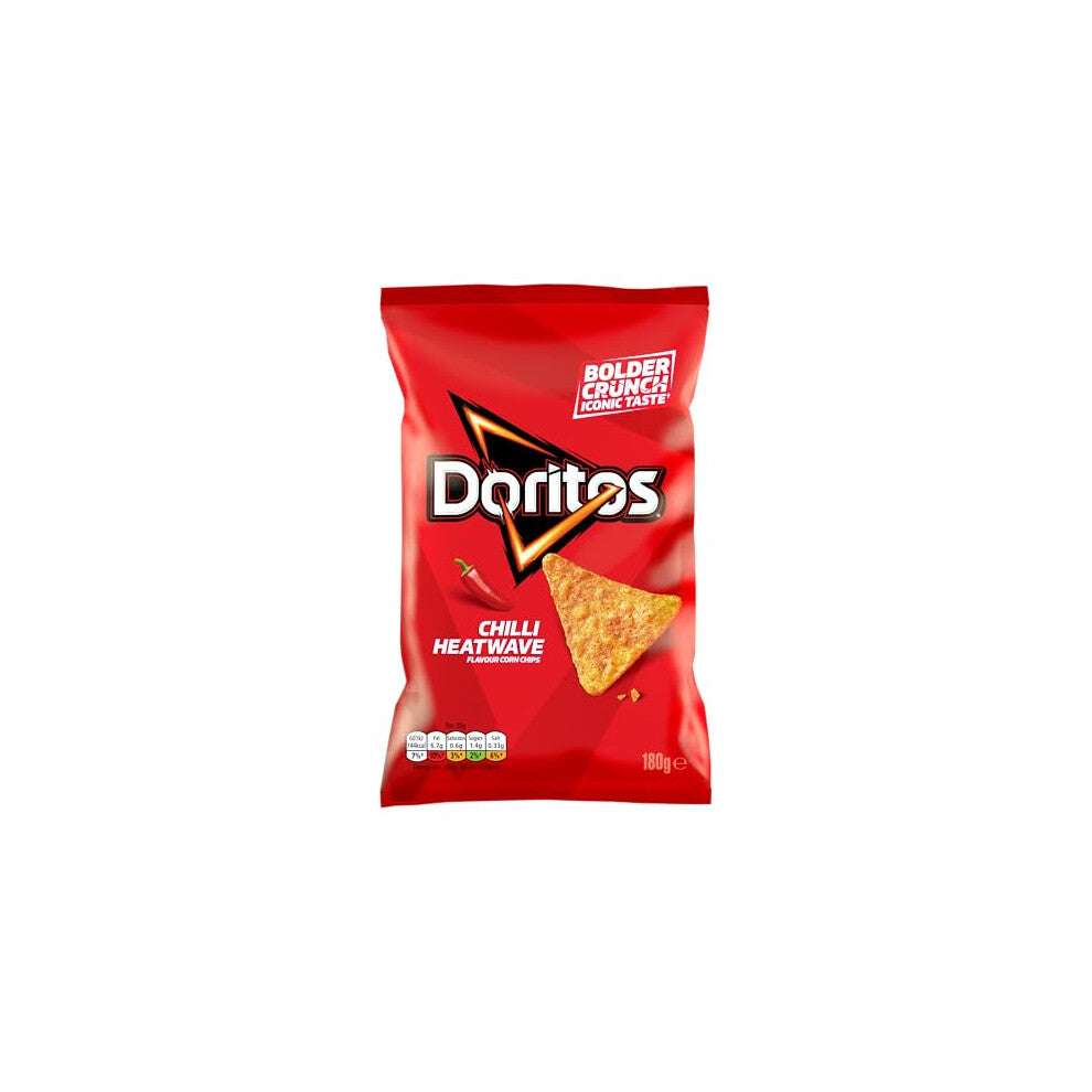 Doritos Chilli Heatwave Tortilla Chips Sharing Bag Crisps 180g
