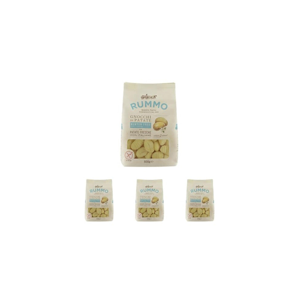 Rummo Gnocchi, Gluten Free Pasta No.117, 500 g (Pack of 4)