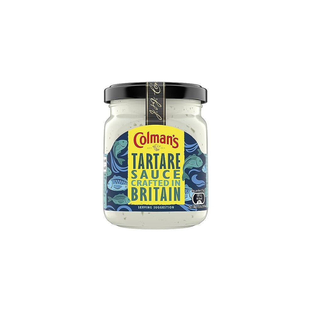 Colman's Tartare Sauce crafted in Britain the perfect condiment for fish & chips 144 g