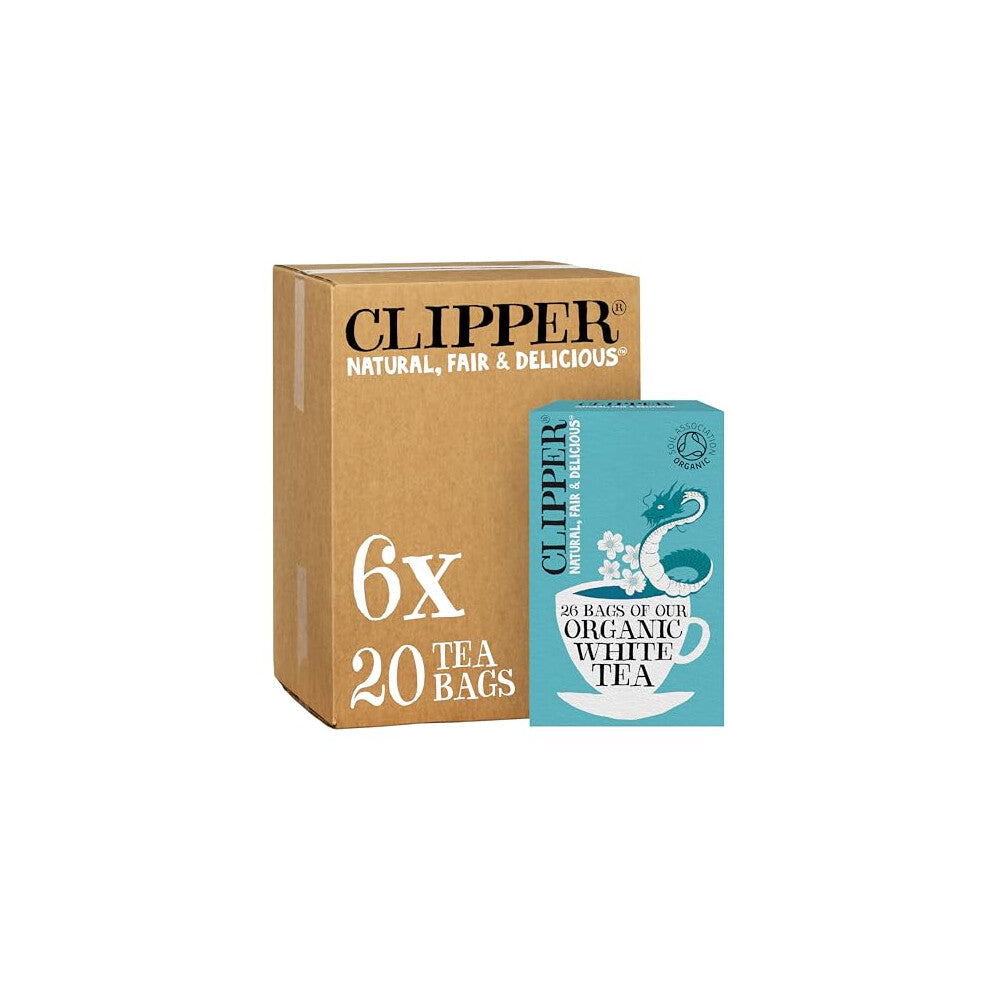 Clipper Organic White Tea Bags (156 Bags) - Unbleached