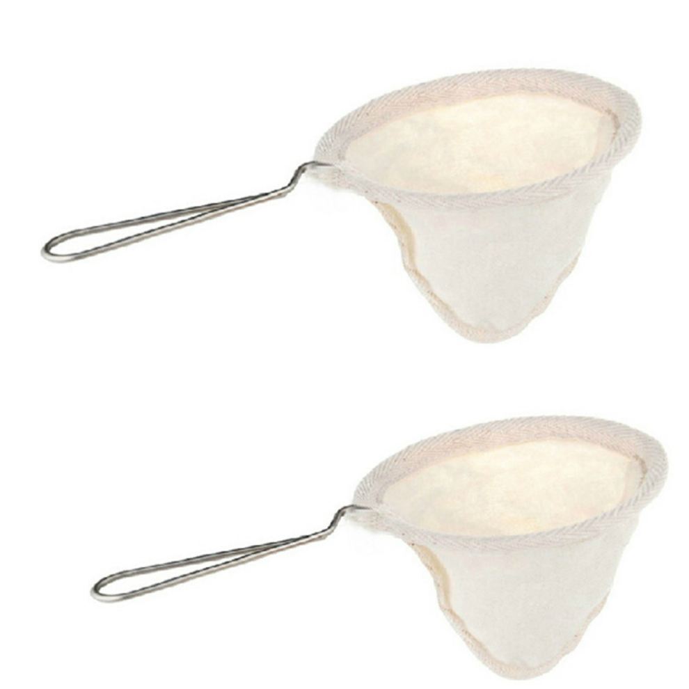 2 reusable coffee-tea filters Traditional Thai, coffee filter, cloth tea filter, coffee drip filter