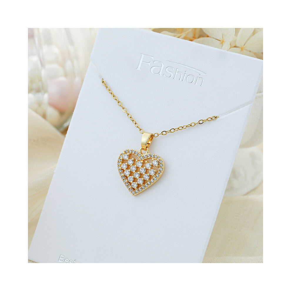 (?X522JB?) This titanium steel necklace is a versatile and high-end pendant with a simple design and a collarbone chain