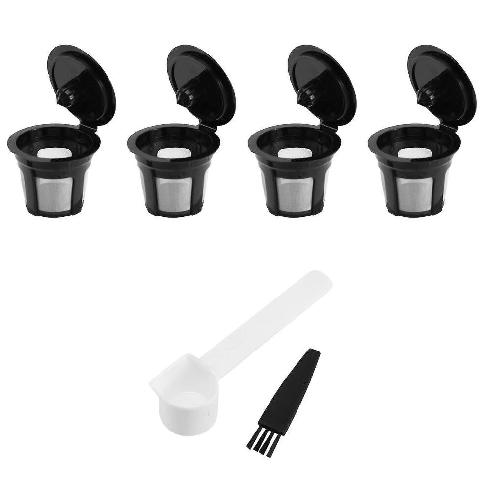 (As show, One size) Reusable compatible with K Cups compatible with - Universal Fit 1.0 & 2.0 compatible with Coffee Makers Refillable Kcups Coffee Fi