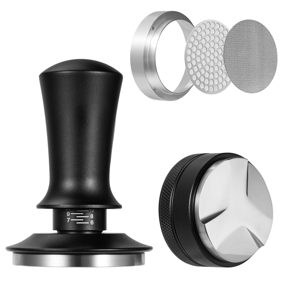 Espresso Tamper Set for 58 mm Porta Filter, Coffee Tamper
