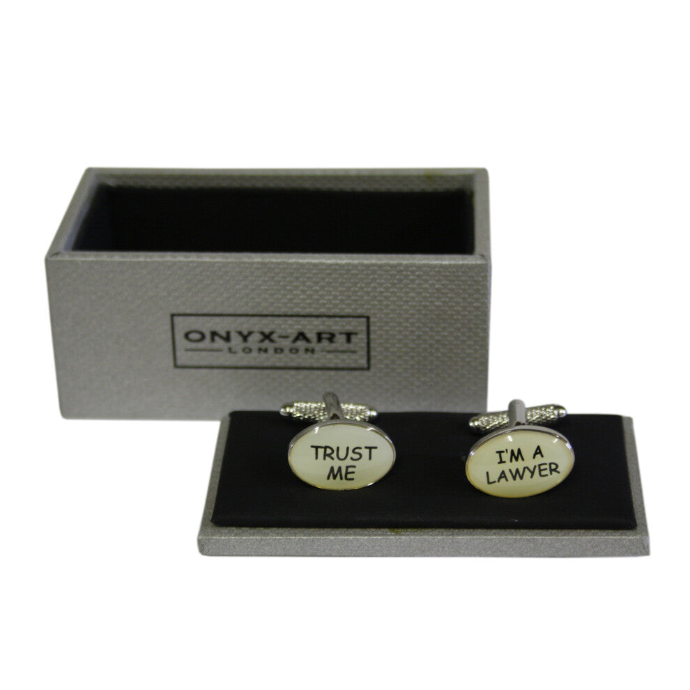 "Trust Me I'm A Lawyer" Cufflinks