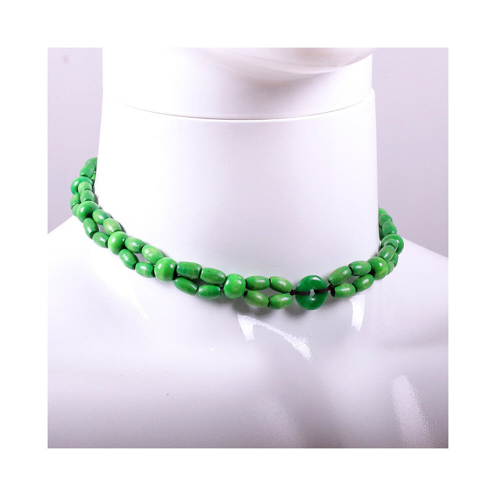 Pure Avatar Green Necklace Collarbone Chain Cosplay Jewelry Gifts Fans Fashion