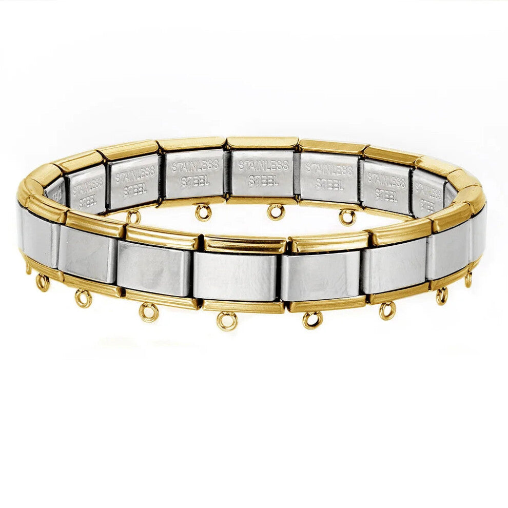 (ICH002-23) Classic Stainless Steel Starter Bracelet