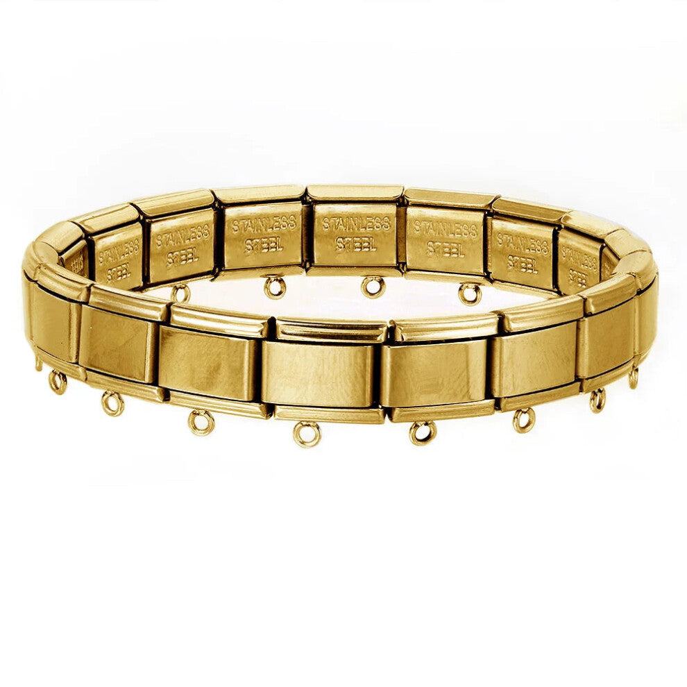 (ICH002-22) Classic Stainless Steel Starter Bracelet
