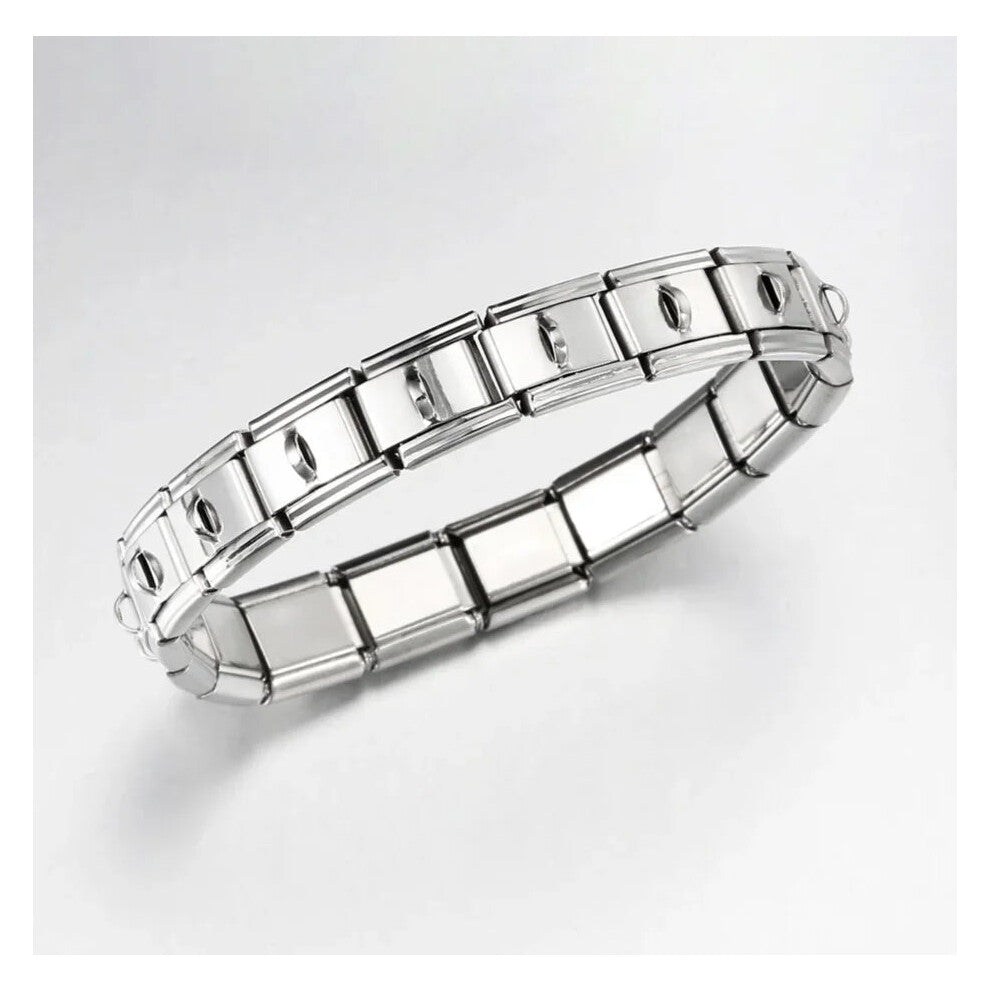(ICH002-6) Classic Stainless Steel Starter Bracelet