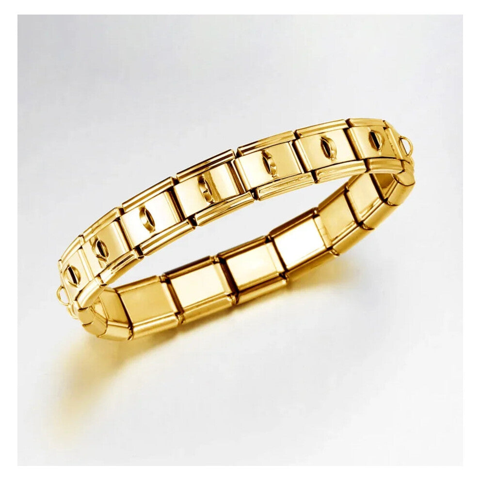 (ICH002-12) Classic Stainless Steel Starter Bracelet