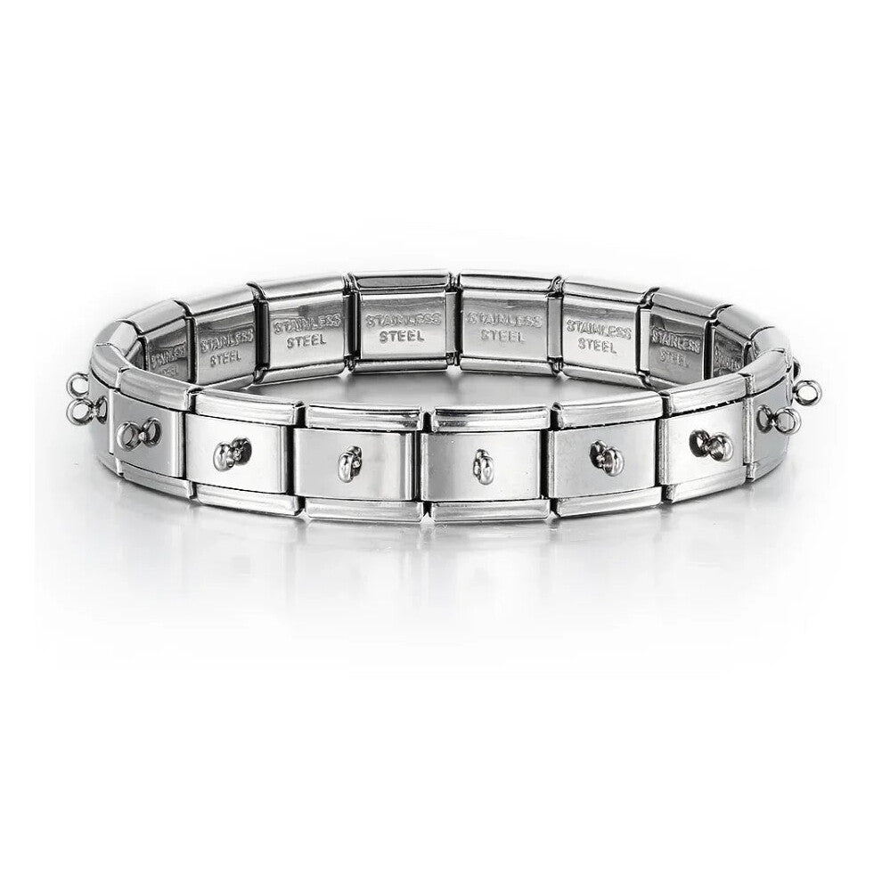 (ICH002-13) Classic Stainless Steel Starter Bracelet
