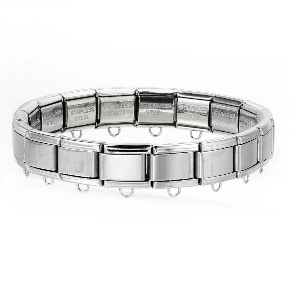 (ICH002-17) Classic Stainless Steel Starter Bracelet