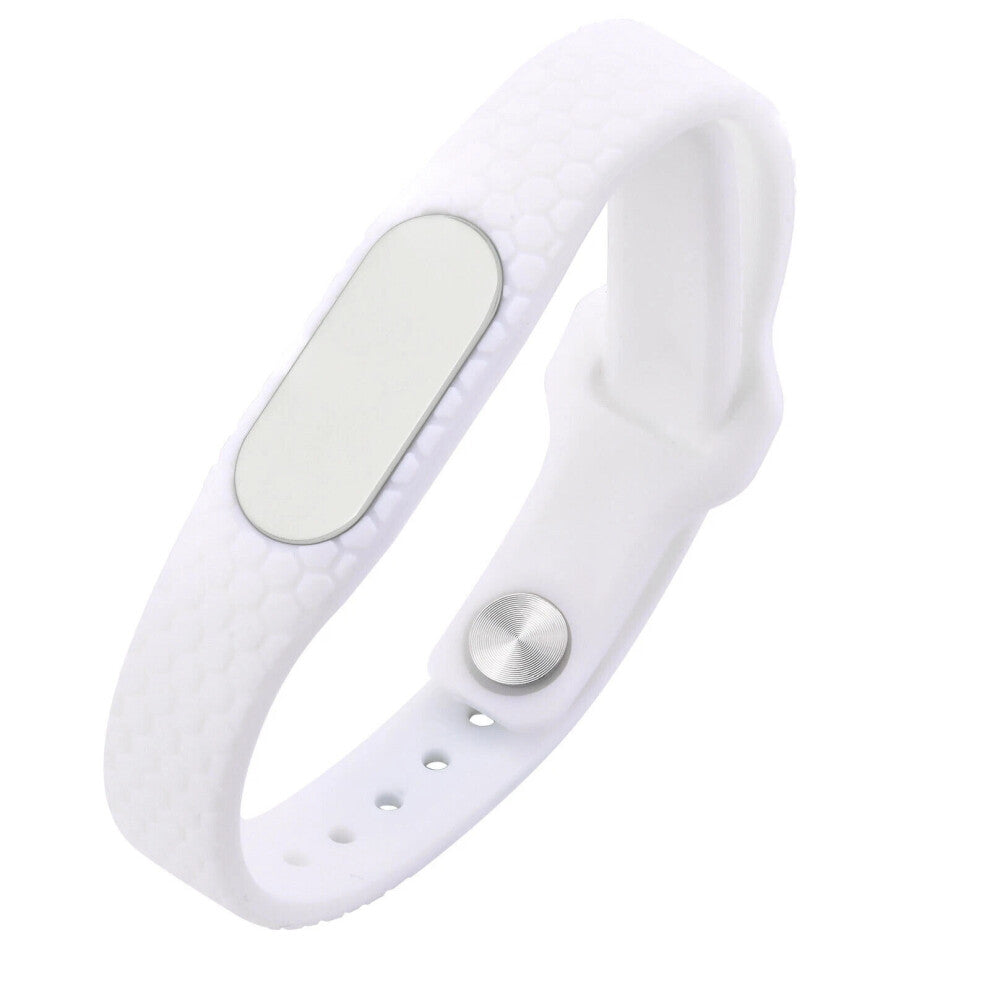 (White) Custom Couple Bracelet for Women Men, Silicone Bands Valentine's Day Gifts