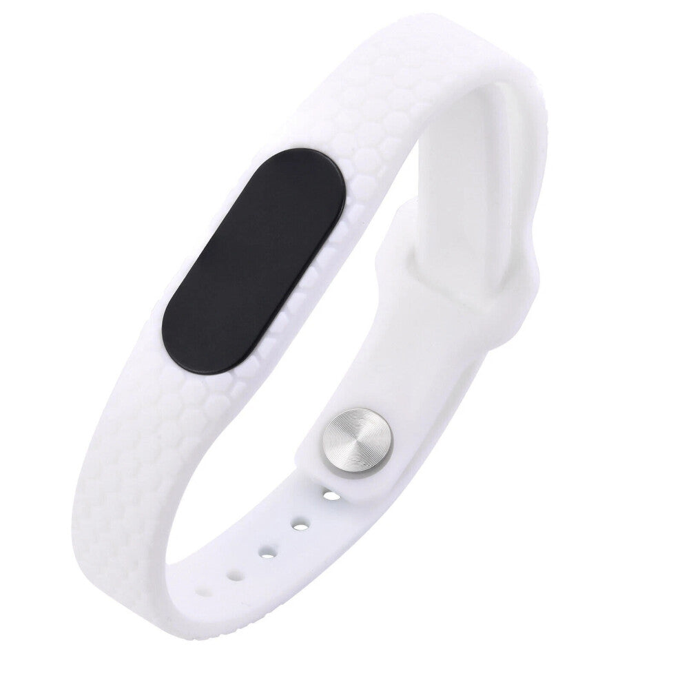 (White with Black) Custom Couple Bracelet for Women Men, Silicone Bands Valentine's Day Gifts Hot