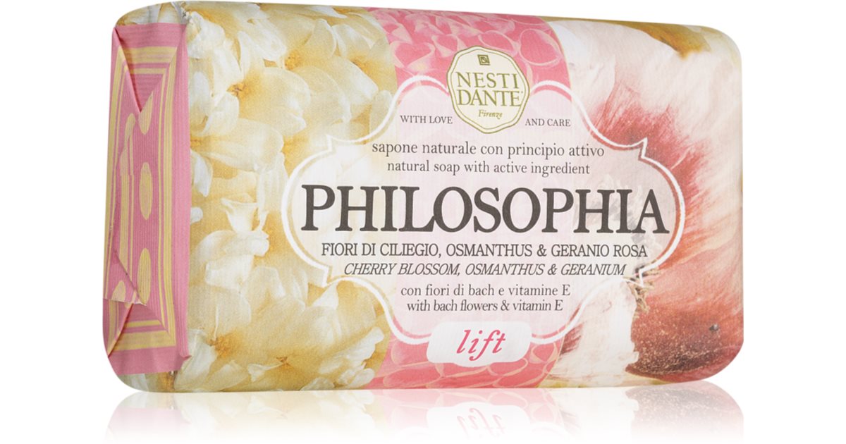 Nesti Dante Savon Philosophia Lift aux fleurs de Bach et vitamines A + E naturale 250 g