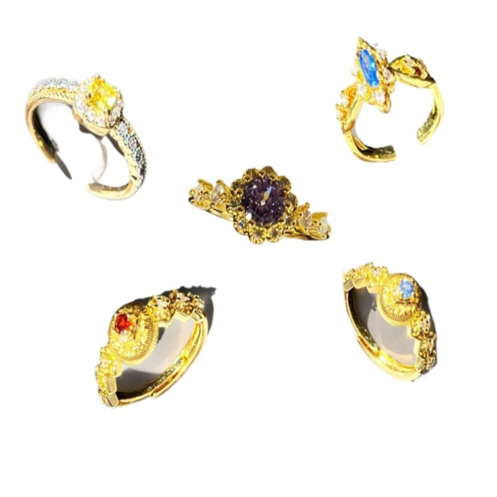 Fashionable Starry Sky Open Ring Blind Box