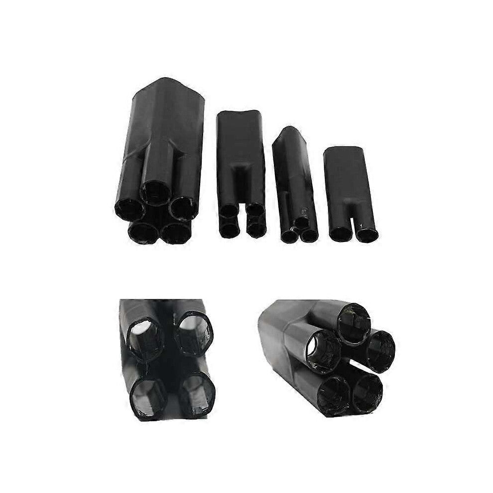 (As show, One size) Heat shrink wrap tube with glue Insulation sleeve for 1KV 2-5 core Separate Branch Cable splitter