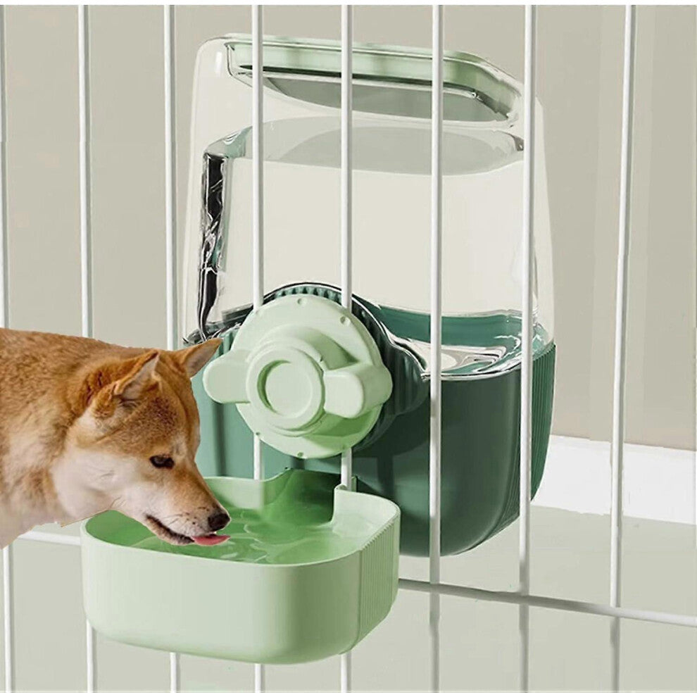 (As show, One size) Pet Hanging Automatic Feeders Drinking Bowls,Gravity Rabbit Feeder and Water Set