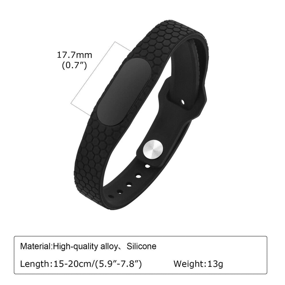 (Black) Custom Couple Bracelet for Women Men, Silicone Bands Valentine's Day Gifts New