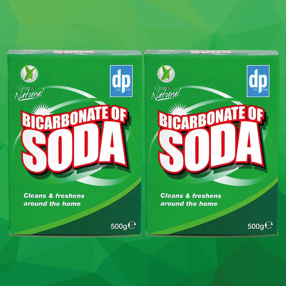 Dri Pak Bicarbonate of Soda – 500g (Pack of 2) | Multi-Purpose Baking Soda for Cooking, Cleaning & Deodorizing