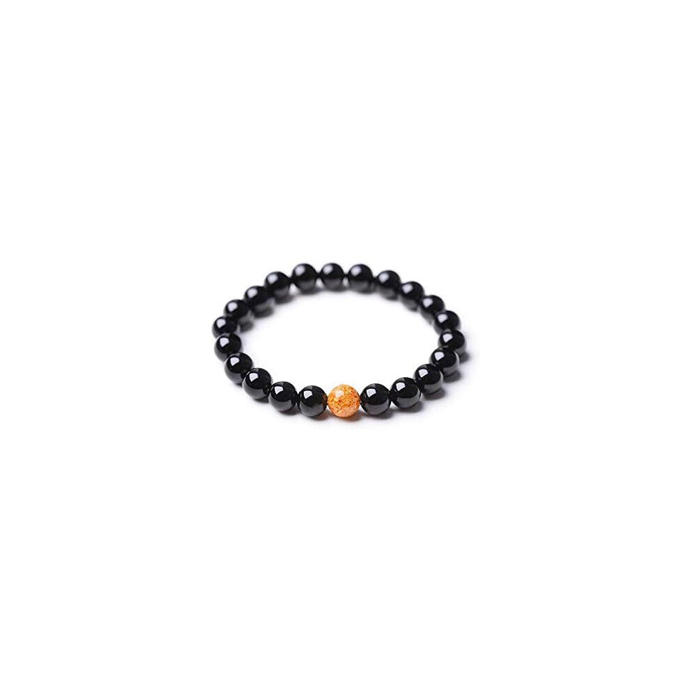 1 Control and Anti-Stress Bracelet, in Black Onyx - Protective Jewelry, for Men and Women