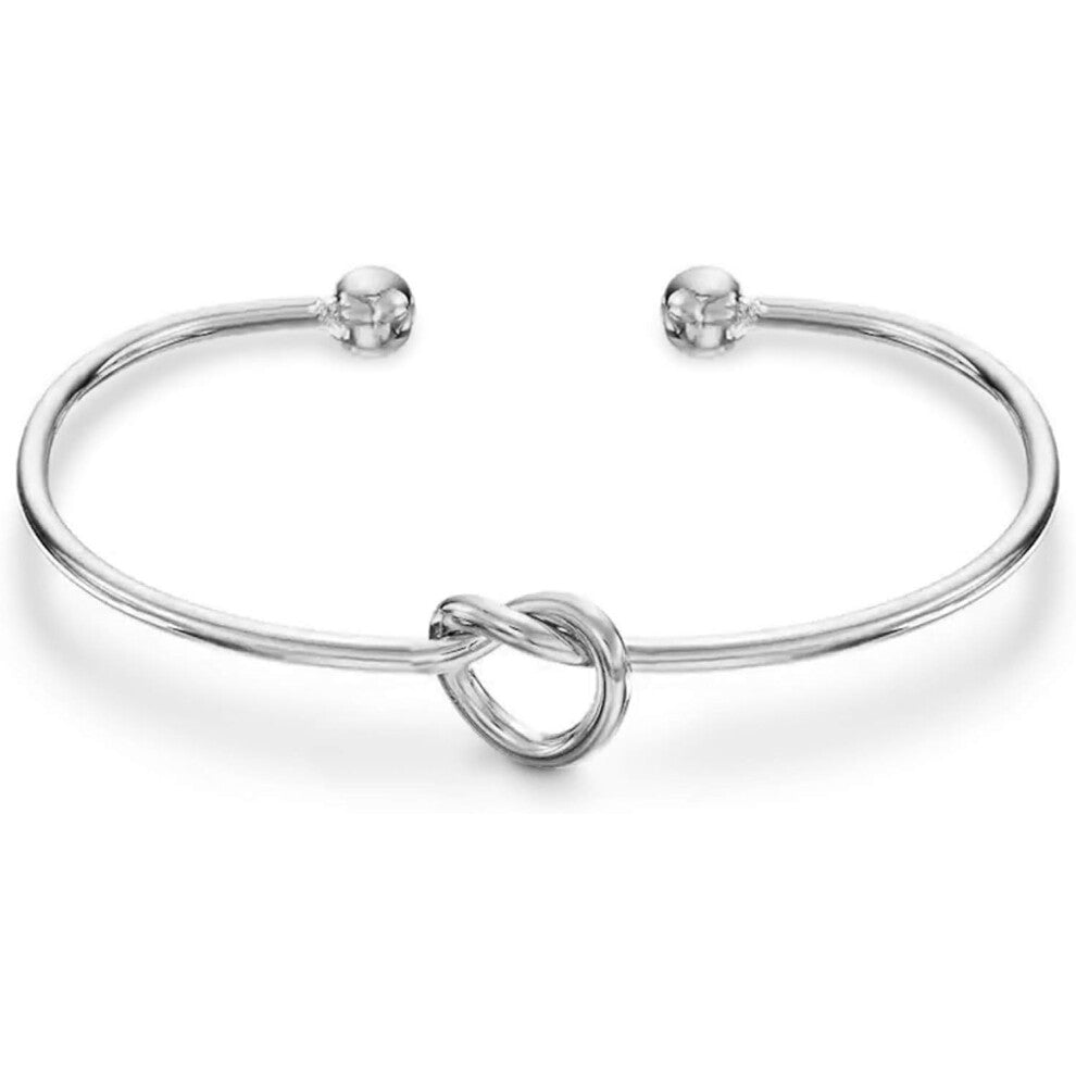 Women's Forever Love Knot Infinity Bracelet in 14K Gold Plated | SHOPBOP Women's Gold Bracelet (Silver)