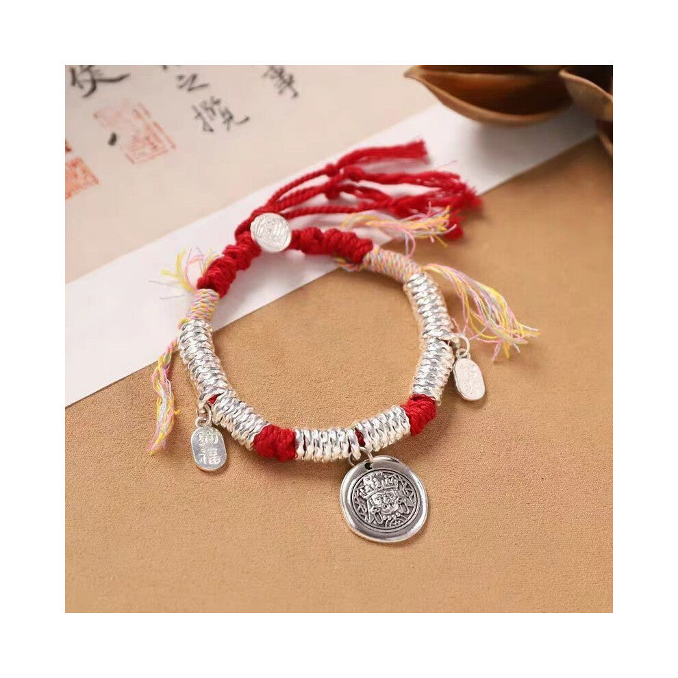 (Style A) Cotton Tibetan Hanrafted Rope Bracelet For Women Celebrating Cultural Style And Heritage