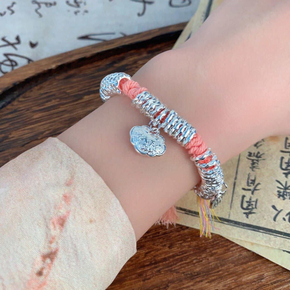 (Style D) Cotton Tibetan Hanrafted Rope Bracelet For Women Celebrating Cultural Style And Heritage