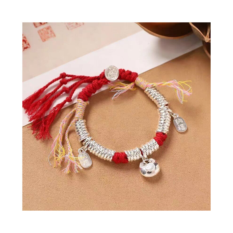 (Style B) Hanrafted Cotton Tibetan Rope Bracelet For Women Celebrating Cultural And Heritage Style