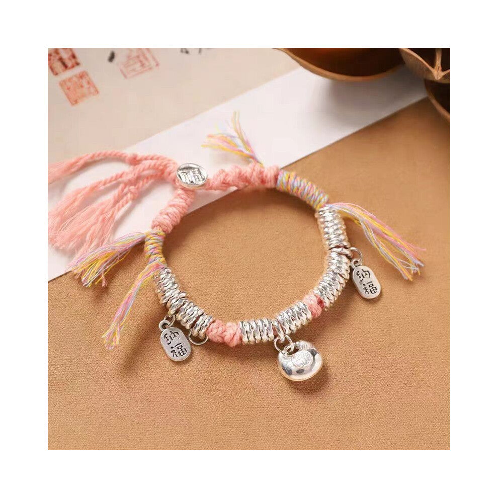 (Style E) Hanrafted Cotton Tibetan Rope Bracelet For Women Celebrating Cultural And Heritage Style