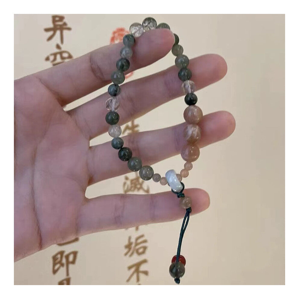 (Vintage Jewelry) Lotus Resin Lightweight Bracelet With Bamboo Motifs Perfect For Chic A Look