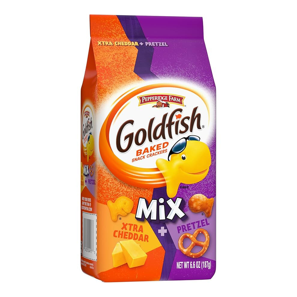 Goldfish Xtra Cheddar & Pretzel Mix 187g