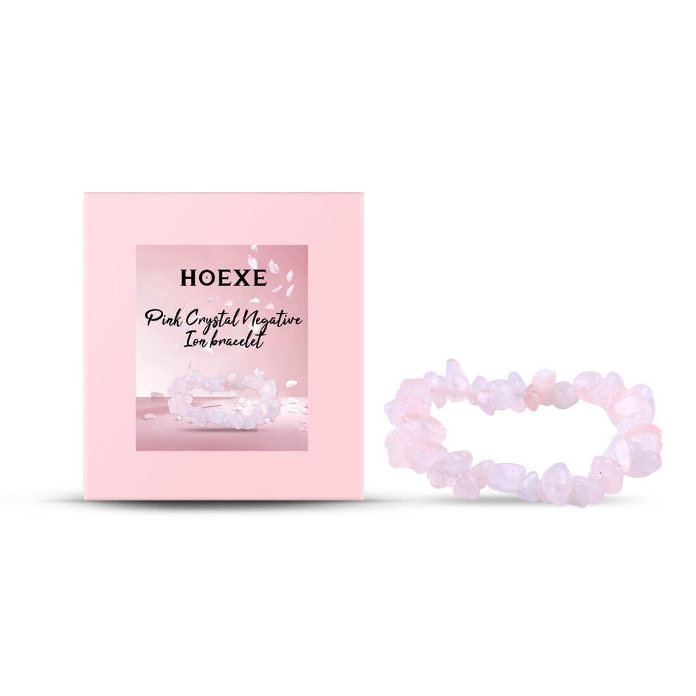 Pink Powder Crystal Bracelet - Stylish Hand Decoration for Clothing Accessories, Boosts Metabolism & Vitality