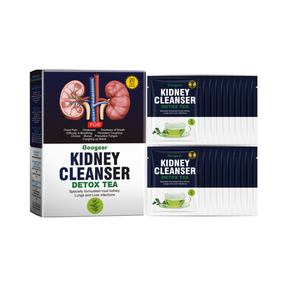 Kidney Detox Tea - 20 Bags of Green Tea for Kidney Cleansing & Body Care