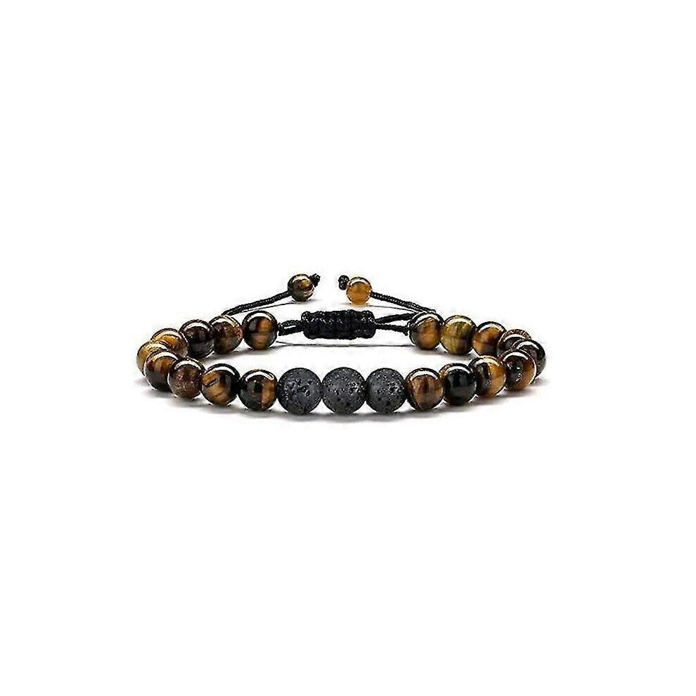 (As show, One size) Fashion Volcanic Stone Jewelry Gift Bracelet