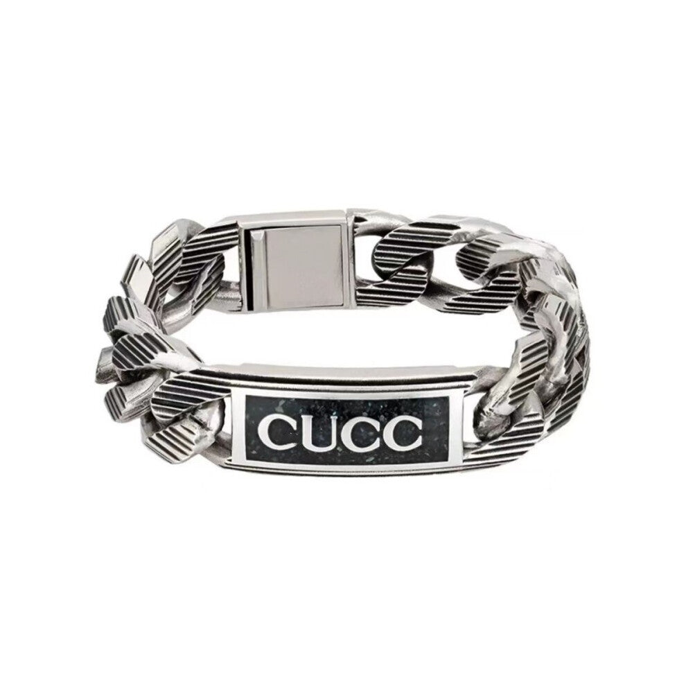 (Bracelet Style 6, 18cm) The Gu Family series retro double G bracelet, Ai Wuwei interlocking enamel tiger-head snake-shaped bracelet, is fashionable