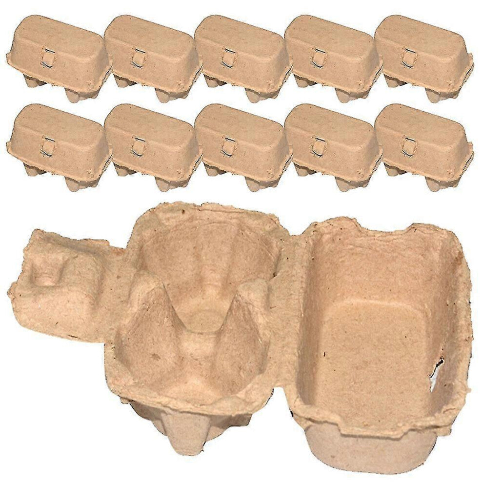25pcs Household Empty Egg Cartons Paper Pulp Egg Cartons Paper Pulp Egg Containers -CDSX